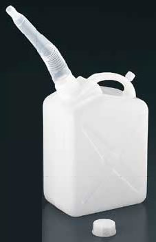 PE ハンディー缶ノズル付 5L (エア栓付)