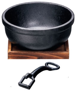 イシガキ　鉄鋳物ビビンバ鍋（敷板付）　3977