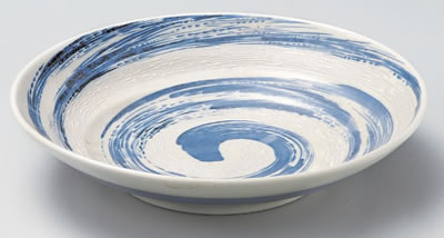 粉吹青流9.5ミツワ盛皿